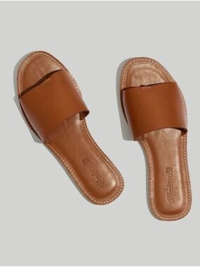 Madewell Leather Slide Sandals -